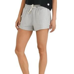 Vuori Halo Performance DreamKnit Athletic Shorts Medium Pale Grey Heather